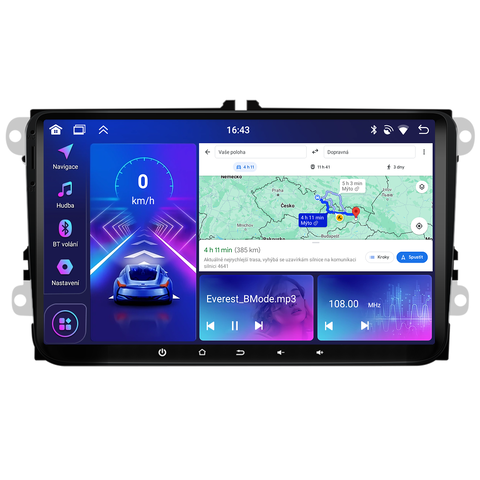 Bmode 2DIN autorádio BW89 Android s GPS - Výstavní