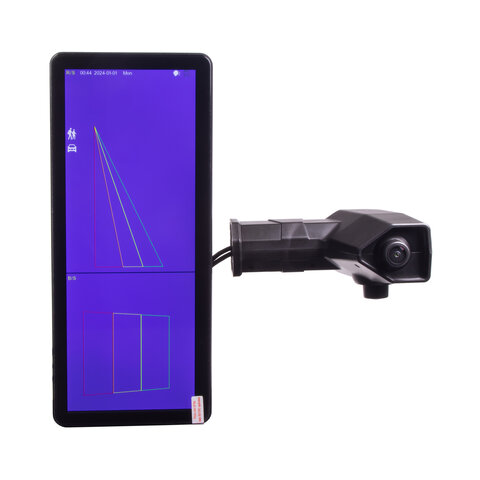 AHD kamerový set s monitorem 12,3&quot;, dvojitá kamera na rameni, DVR, pravá strana sv125AHDMRP