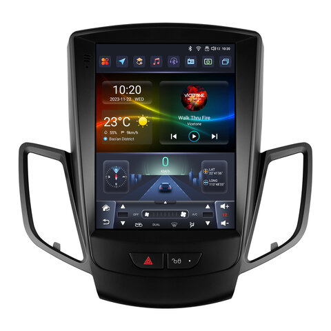 HIZPO FDFST9701 9,7“ Android 13 Autorádio Ford Fiesta Model: 8S9701 (8+128GB) CHR2496_8S9