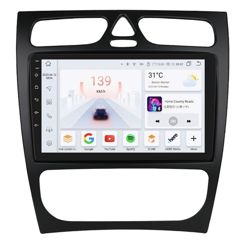 HIZPO KXBZC91 Autorádio 9" Android 13 pro Mercedes CLK, A, Viano, Vaneo Model: S9006 (6+64GB) CHR1737