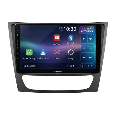 Autorádio Pioneer SPH-PF97BT pro Mercedes-Benz E W211 / G W463 / CLK W209 / CLS W219 CHRSPH-PF97BT_KXBZW21191_BENZ54