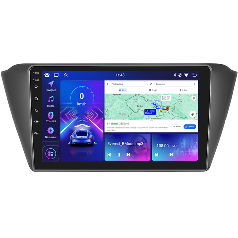 Bmode 2DIN autorádio BEV07 Android, Škoda Fabia III B107