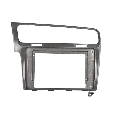 2DIN Rámeček pro Volkswagen Golf VII s kabeláží a CANBUS - Stříbrný CB032