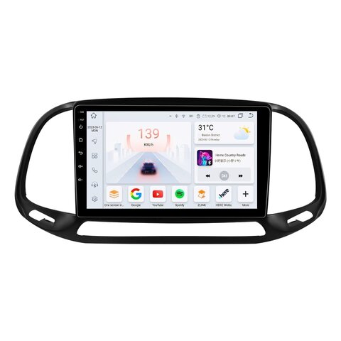 HIZPO KXFTDBL91 Autorádio 9" Android pro Fiat Dobló Model: S9008 (8+128GB) CHR1755