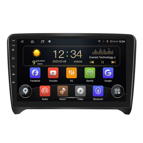 Isudar 2DIN autorádio T72-IEV79 Android, Audi TT T72-UN08M/A7341