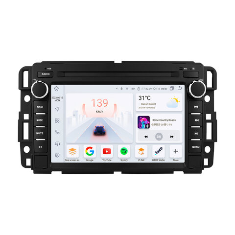 HIZPO 4SGMC7001 7“ Android 13 Autorádio GMC, Chevrolet (4+32GB) CHR2661