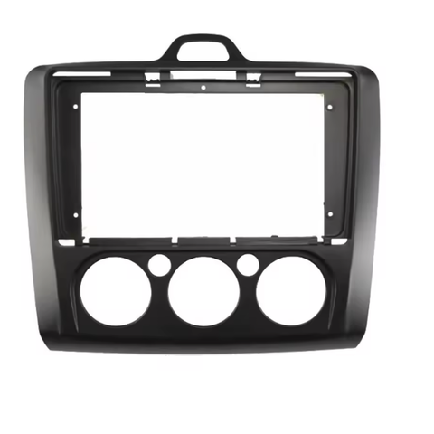 Rámeček s napájecím kabelem pro 9" autorádio Ford Focus 2 / manuální klimatizace černý CHRKXFDFCS92B