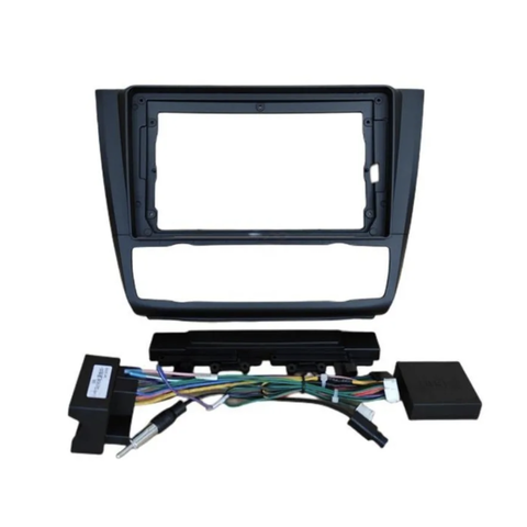 Rámeček s napájecím kabelem pro 9" autorádio do BMW E87 Ovládání klimatizace: Varianta B - digitální CHR1650_VAR2