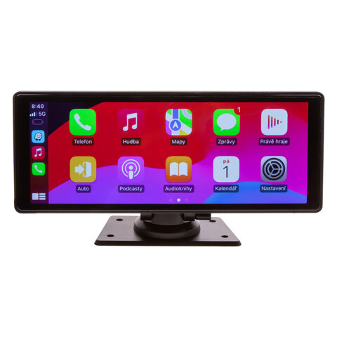 Monitor 10,26&quot; s Apple CarPlay, Android auto, Bluetooth, USB/micro SD, DVR + kamerový vstup ds-127caDVR