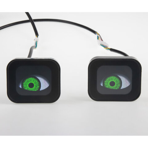 LED projektory &quot;Devil Eyes&quot; na motocykl 95DE06