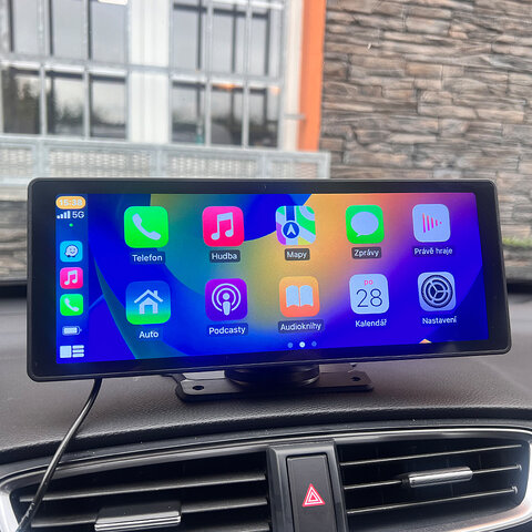 Monitor 10,26&quot; s Apple CarPlay, Android auto, Bluetooth, USB/micro SD, kamerový vstup ds-126ca