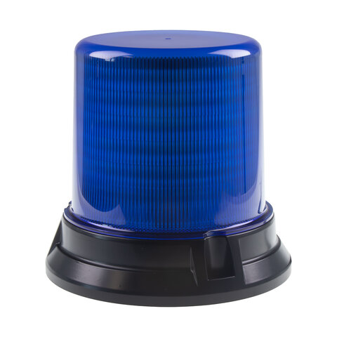 LED maják, 12-48V, 144x1W modrý, pevná montáž, ECE R65 wl185fixblu