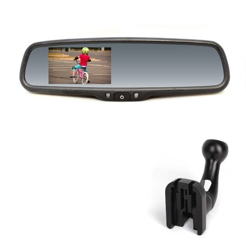 RM LCD REN2 Zrcadlo s displejem 4.3&quot; 2ch, Renault PSA Dacia Mercedes RM LCD REN2