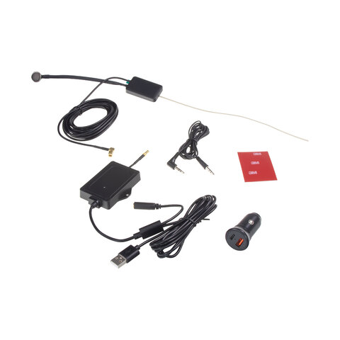 FM + DAB přijímač do auta - smartphone APP (ovládaný chytrým telefonem) dab-KDR-368W