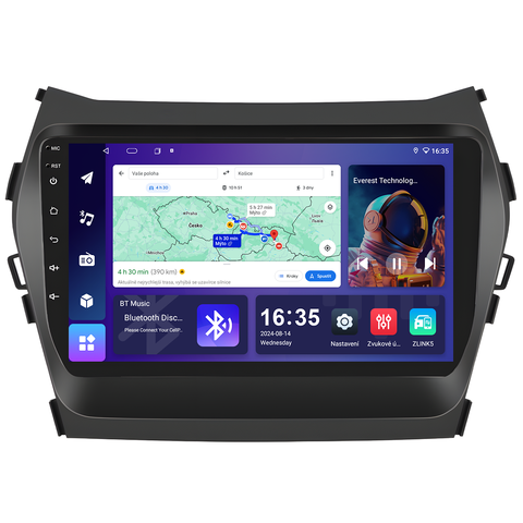 Isudar 2DIN autorádio T68B-IEV56 Android, Hyundai Santa Fe ix45 B455