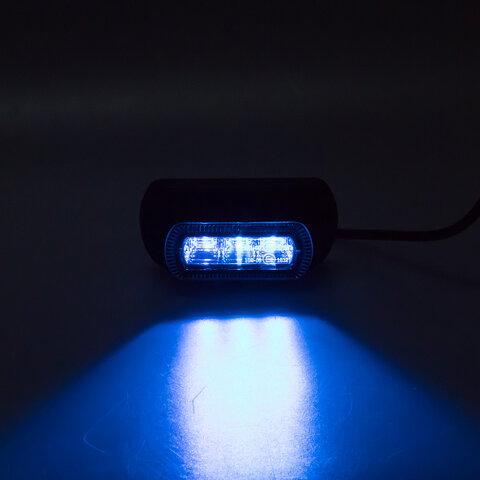 PROFI výstražné LED světlo vnější, modré, 12-24V, ECE R65 911-620blu