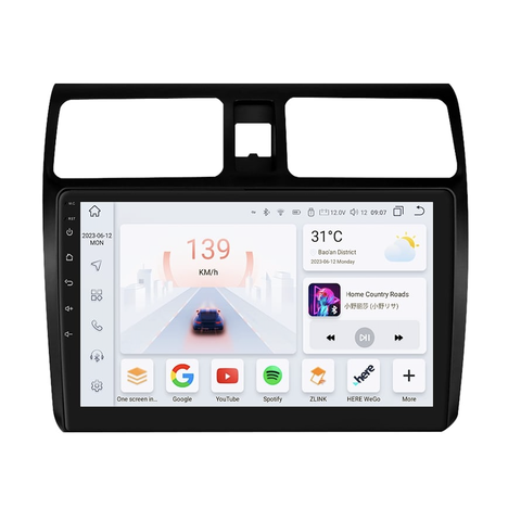 HIZPO KXSZSWF101 Autorádio 10,1" Android 13 pro Suzuki Swift IV Model: S101006 (6+64GB) CHR1674