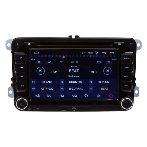 Autorádio pro VW, Škoda s 7" LCD, Android, WI-FI, GPS, Carplay, Bluetooth, 3x USB