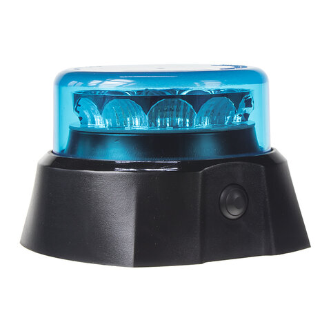 x PROFI AKU LED maják 12x3W modrý 125x90mm, ECE R65 911-c13mgblu