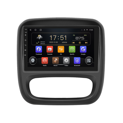 Isudar 2DIN autorádio T72-IEV46 Android, Renault Trafic III / Opel Vivaro B B277