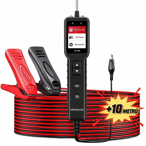 Digitální multifunkční tester - zkoušečka elektrických obvodů auta 12 / 24V 45109