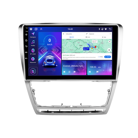 Bmode 2DIN autorádio BEX02 Android, Škoda Octavia II BEX-UN06/A7068