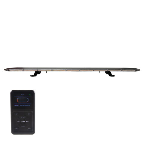 SLIM LED rampa 1530mm, oranžová, 12-24V, 36+216LED, ECE R65, bezdrátový ovladač sre5slim-1530WR