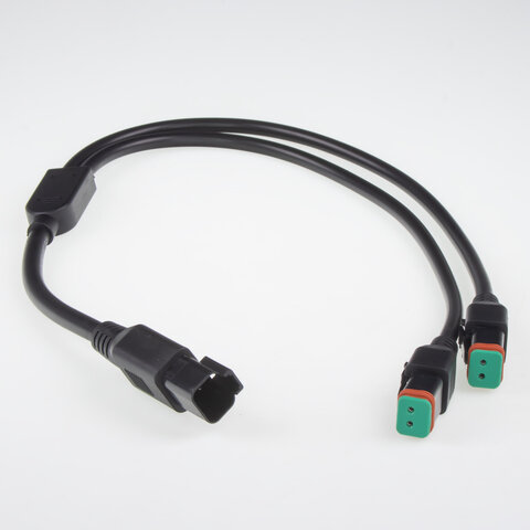 Rozdvojka DT konektoru, 1x vstup DT, 2x výstup DT, 40cm wl-dt04