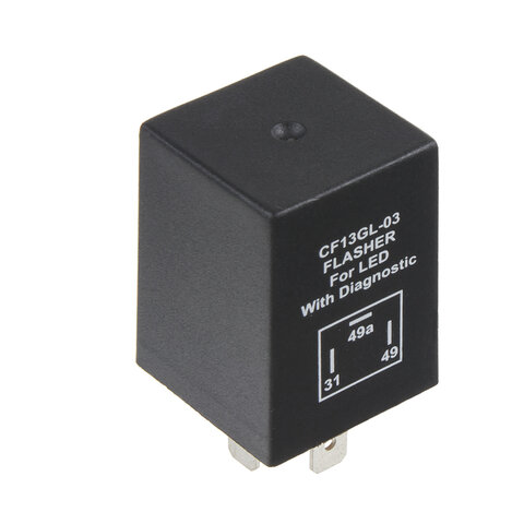 přerušovač blinkrů LED, 12V, 1-10A pro evropské vozy