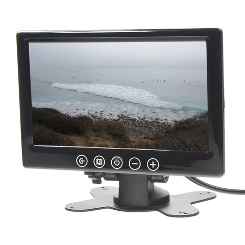 LCD monitor 7&quot; černý na palubní desku ic-716t