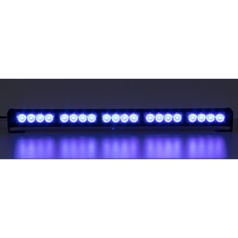 LED světelná alej, 20x LED 3W, modrá 580mm, ECE R10 kf756-5blu