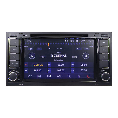 Autorádio pro VW Touareg 2004-2011 / T5 2003-2010 s 7" LCD, Android 11.0, WI-FI, GPS, Mirror link