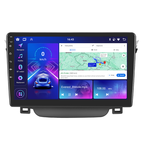 Bmode 2DIN autorádio BEX44 Android, Hyundai i30 BEX-UN06M/A7496