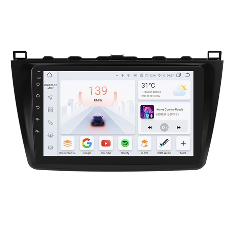 HIZPO KXMZD69001 Autorádio 9" Android pro Mazda 6 GH Model: S9008 (8+128GB) CHR1778