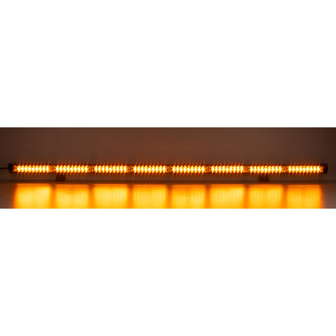 LED alej voděodolná (IP67) 12-24V, 72x LED 1W, oranžová 1204mm, d.o., ECE R65 kf77-1204C