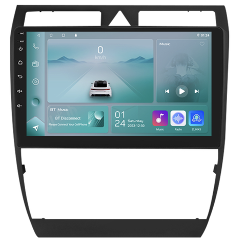 HIZPO KXADA691 Autorádio 9" Android 13 pro Audi A6 Model: P9002CP (2+32GB) CHR872