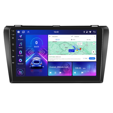 Bmode 2DIN autorádio BEX31 Android, Mazda 3 - I. generace BEX-UN06M/A7265