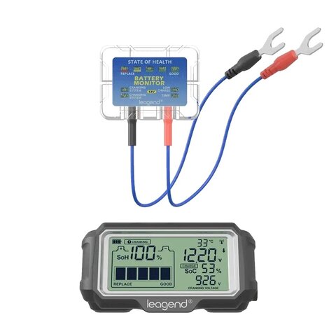 Monitoring baterie CARCLEVER s displejem 12V 35955m