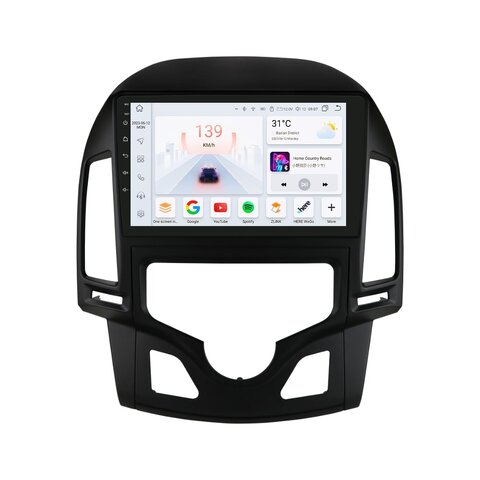 HIZPO KXI309002 Autorádio 9" Android pro Hyundai i30 - digitální klimatizace Model: S9004 (4+32GB) CHR729_VAR2