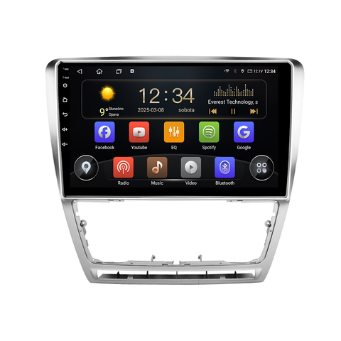 Isudar 2DIN autorádio T72-IEV01 Android, Škoda Octavia II B071