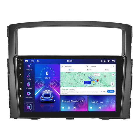 Bmode 2DIN autorádio BEX47 Android, Mitsubishi Pajero IV BEX-UN06M/A7332