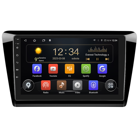 Isudar 2DIN autorádio T72-IEV75 Android, Škoda Rapid B484