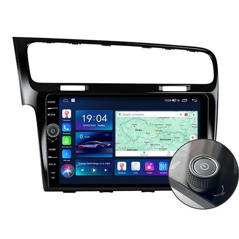Everest 2DIN autorádio EVE67 Android, Volkswagen Golf VII B630