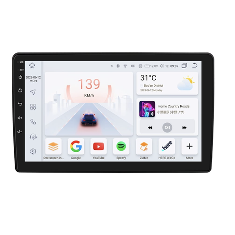 HIZPO KXTYARS91 Autorádio 9" Android pro Toyota Auris II (2017-2018) Model: S9008 (8+128GB) CHR4415_S90