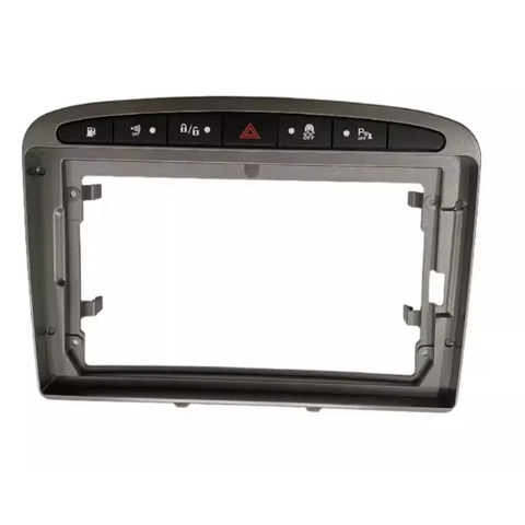 KXPG40891 Rámeček s napájecím kabelem pro 9" autorádio Peugeot 308, 408, RCZ Šedý rámeček: Šedý rámeček CHR2493_SED