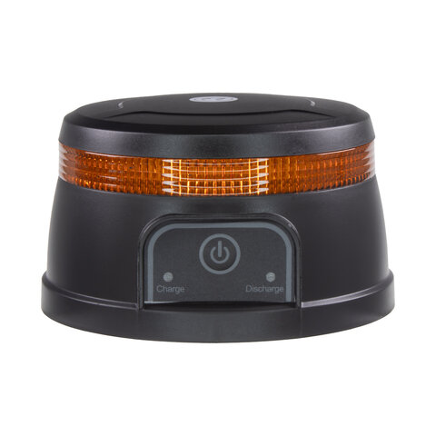 AKU LED maják, 24x1W oranžový, magnet wlbat310