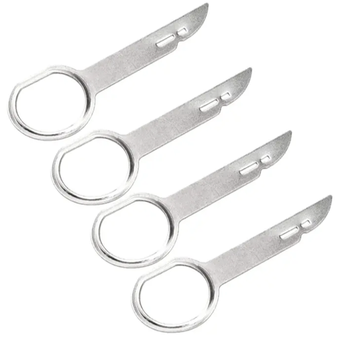 Kovové nástroje pro demontáž autorádia 4ks CHR3072