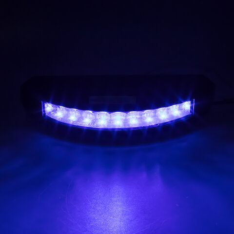 PROFI výstražné LED světlo vnější, modré, 12-24V, ECE R10