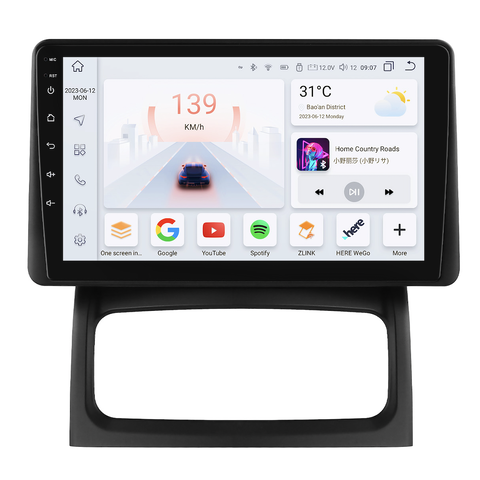 HIZPO KXRNCLIO95 9" Android 13 Autorádio pre Renault Clio 2 Model: S9006 (6+64GB) CHR3395_S91