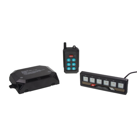 Dálkově ovládaný spínač 12/24V, 6-kanálový, 60A, Bluetooth + d.o. sbWL15